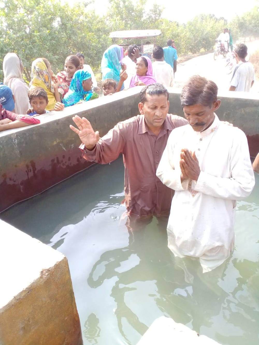 They are taught and baptised